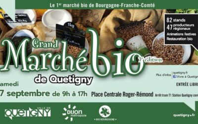 [ Evénement ] Grand marché bio de Quétigny – samedi 17 septembre 2022