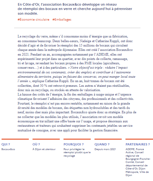 Article tiré de l'ADEME