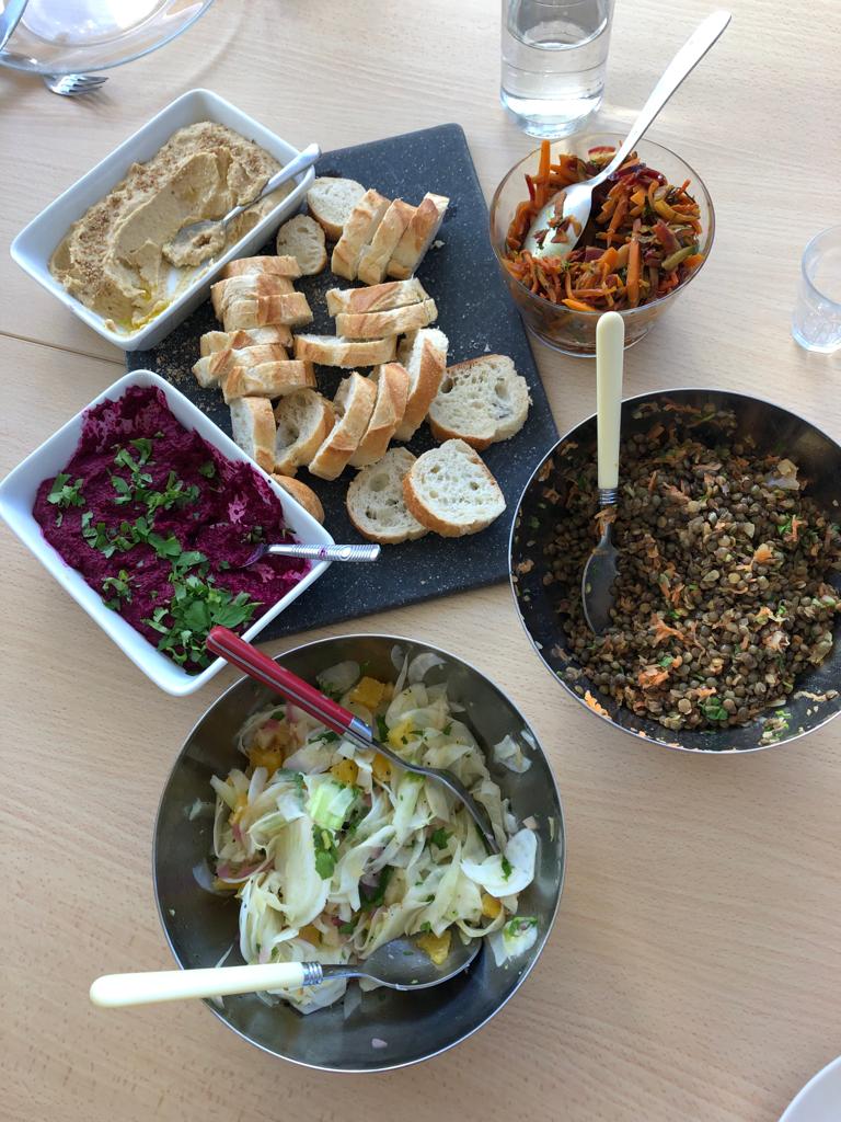 Produits réalisés lors de l'atelier cuisiner des produits lacto-fermentés