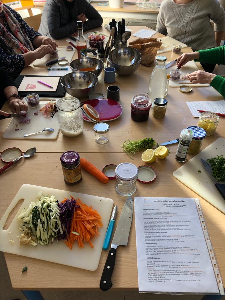 Personnes participants à l'atelier cuisiner des produits lacto-fermentés