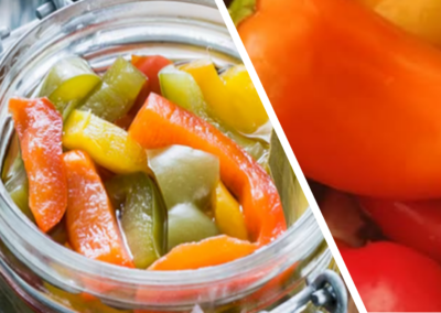 Les pickles : les poivrons aigre-doux